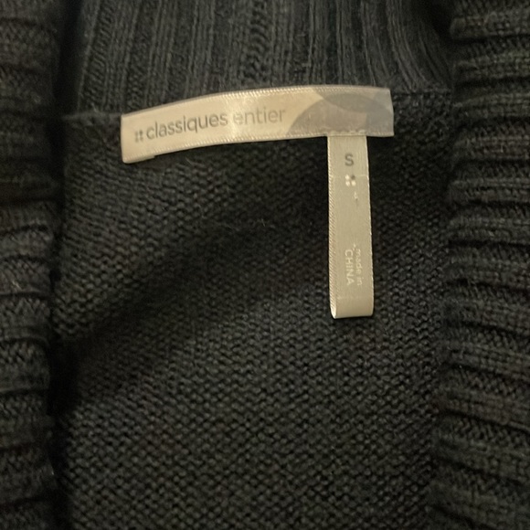 Classique Entier merino black sweater S new - Picture 3 of 4